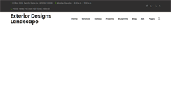Desktop Screenshot of exteriordesignslandscape.com